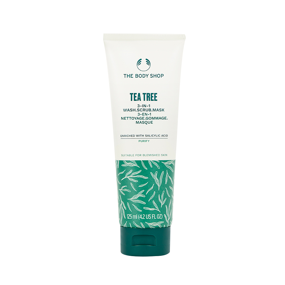 The Body Shop Tea Tree 3-in-1 Wash Scrub Mask 125ml