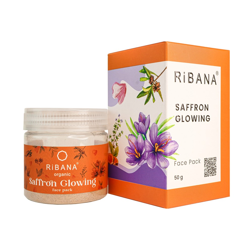 RiBANA Saffron Glowing Face Pack 50gm