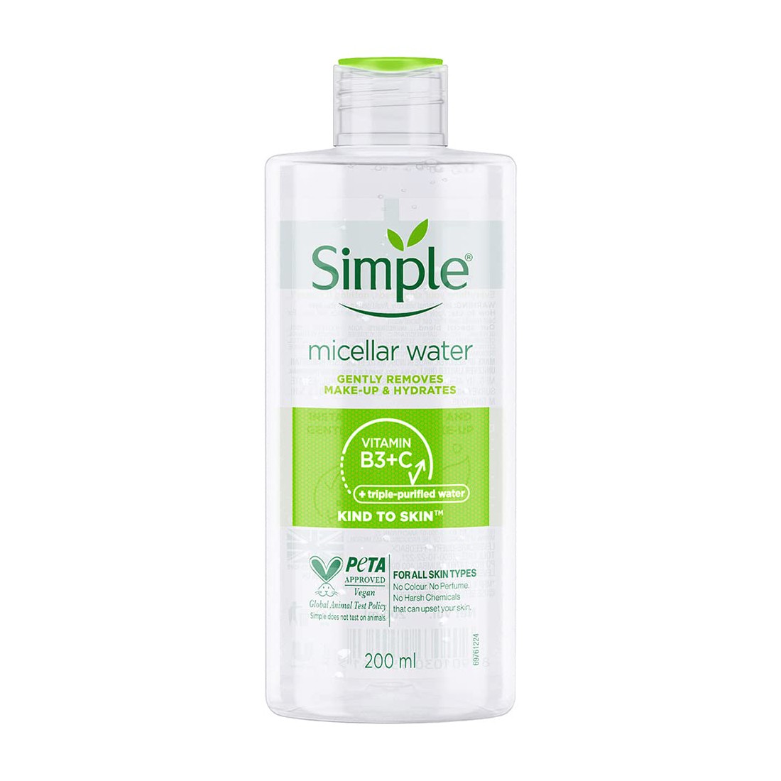 Simple Kind To Skin Micellar Cleansing Water 200ml