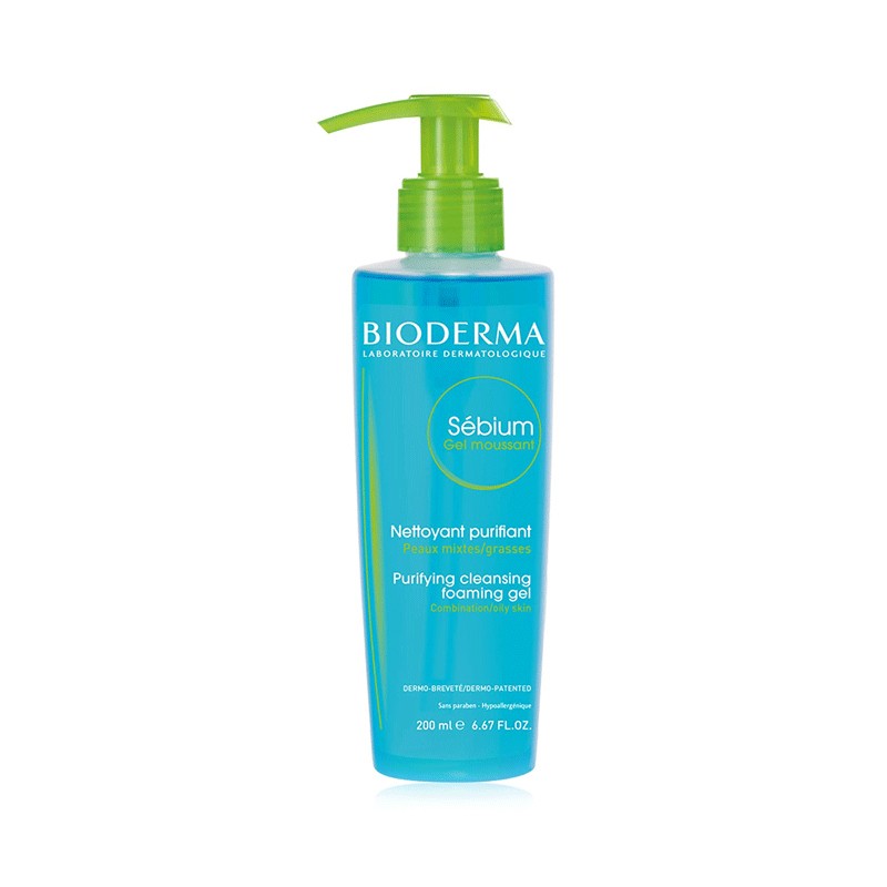 Bioderma Sebium Gel Moussant Purifying Foaming Gel 200ml