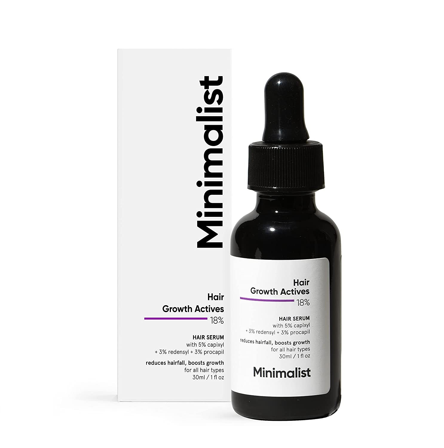 Minimalist Hair Growth Actives 18% Hair Serum 30ml