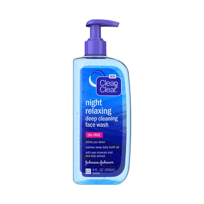 Clean And Clear Night Relaxing Deep Cleansing Face Wash 240ml