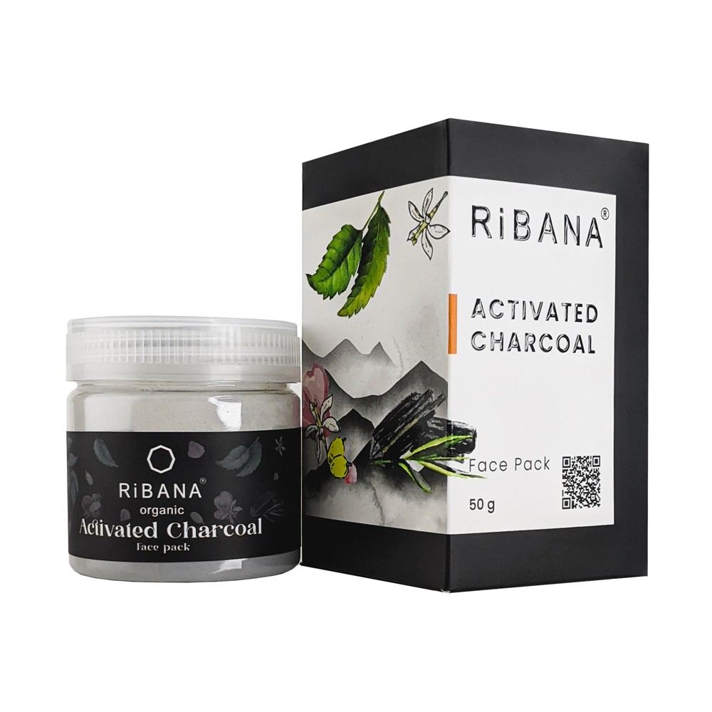 RiBANA Activated Charcoal FacePack 50gm