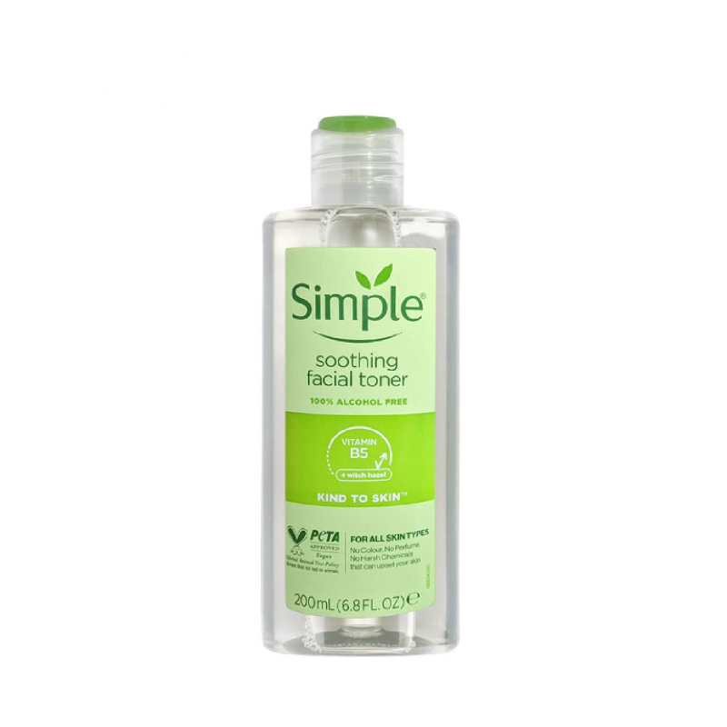 Simple Kind To Skin Soothing Facial Toner 200ml