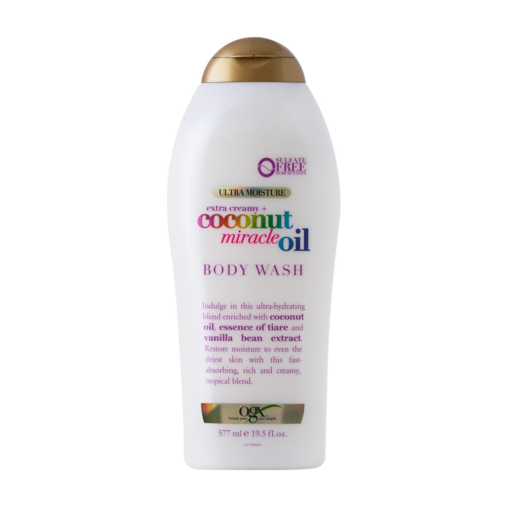 OGX Extra Creamy + Coconut Miracle Oil Ultra Moisture Body Wash (577ml)