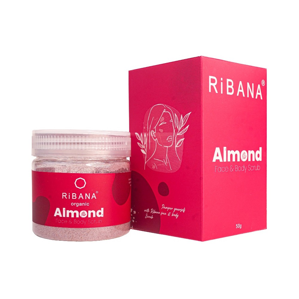 Ribana Almond Face and Body Scrub 50gm