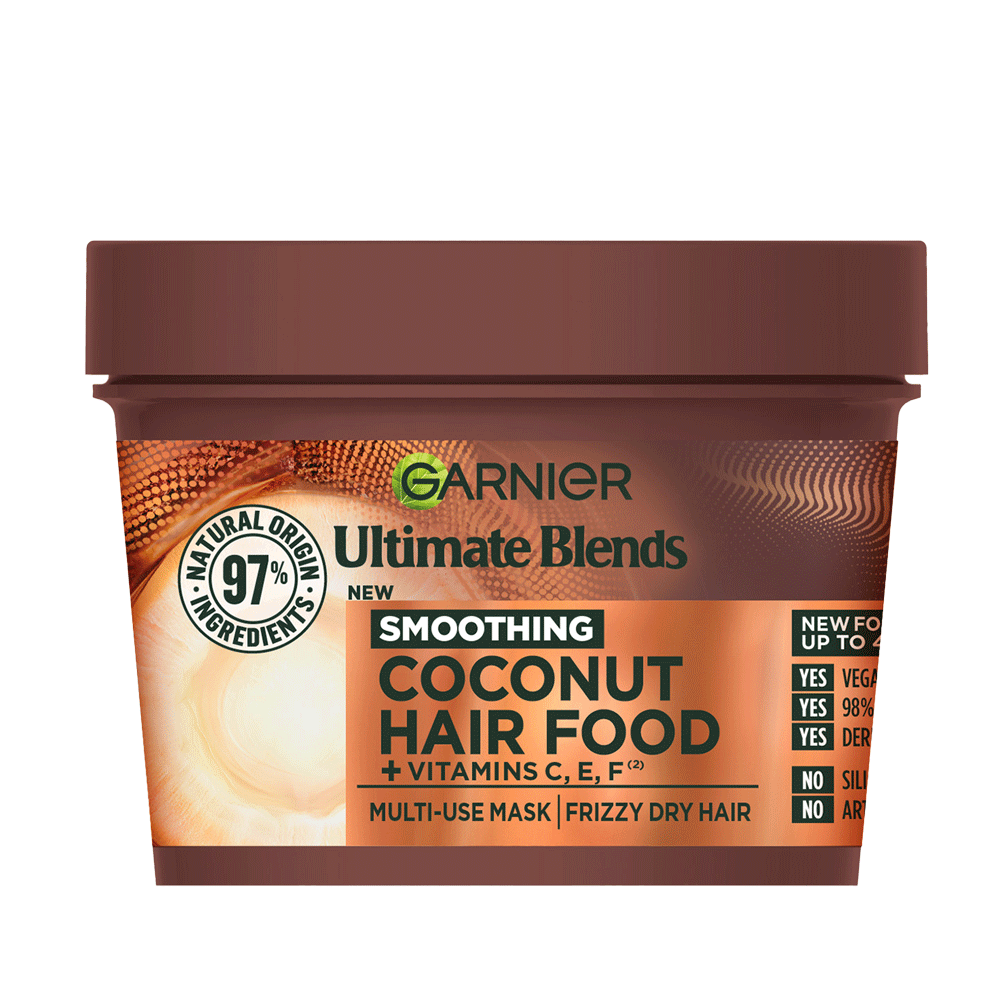 Garnier Ultimate Blends Hair Food Coconut Oil 3-in-1 Frizzy Hair Mask Treatment 400ml