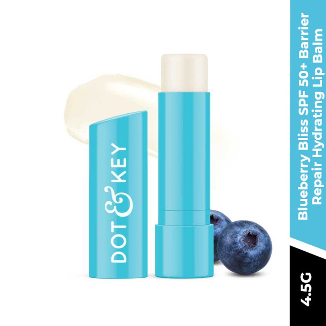 Dot and Key SPF 50+ Barrier Repair Hydrating Lip Balm Blueberry Bliss 4.5gm