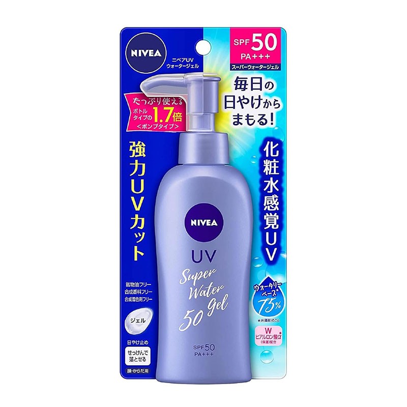 Nivea UV Super Water Gel Sunscreen SPF50 PA+++ 140gm