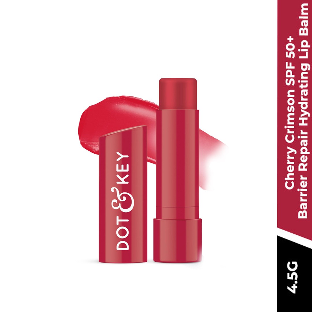 Dot and Key SPF 50+ Barrier Repair Hydrating Lip Balm Cherry Crimson 4.5gm