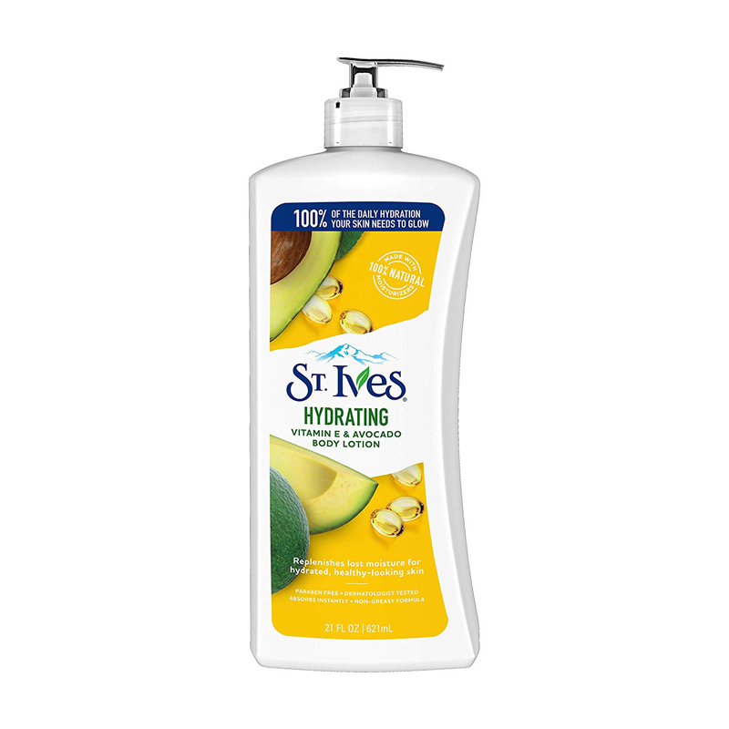 St. Ives Daily Hydrating Vitamin E & Avocado Body Lotion 621ml